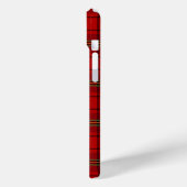 Coques Case-Mate iPhone Plaques douillettes rouge noir vert (Verso / Gauche)