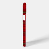 Coques Case-Mate iPhone Plaques douillettes rouge noir vert (Verso / Droite)