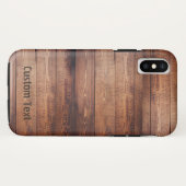 Coques Case-Mate iPhone Plaques en bois (Dos (Horizontal))