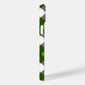 Coques Case-Mate iPhone Plaques Tartan simples Vert néon (Verso / Droite)