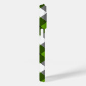 Coques Case-Mate iPhone Plaques Tartan simples Vert néon (Verso / Droite)