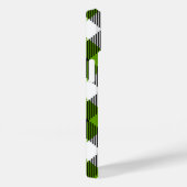Coques Case-Mate iPhone Plaques Tartan simples Vert néon (Verso / Droite)
