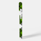 Coques Case-Mate iPhone Plaques Tartan simples Vert néon (Verso / Gauche)
