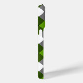 Coques Case-Mate iPhone Plaques Tartan simples Vert néon (Verso / Droite)