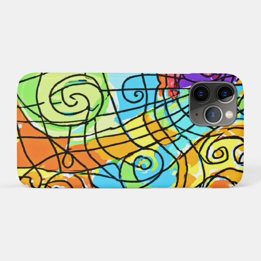 Coques Case-Mate iPhone Plaques vibrantes géométric (Dos (Horizontal))