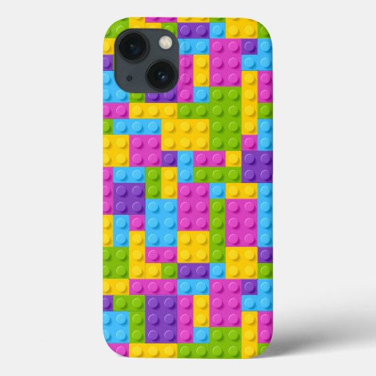 Coques Case-Mate iPhone Plastic Construction Block Pattern (Verso)