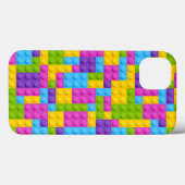 Coques Case-Mate iPhone Plastic Construction Block Pattern (Verso (horizontal))