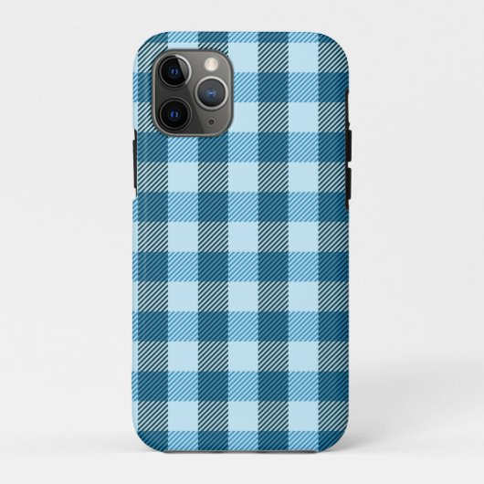 Coques Case-Mate iPhone Plat bleu moderne simple (Dos)