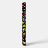 Coques Case-Mate iPhone Plat de poisson sushi japonais motif sur noir (Verso / Gauche)