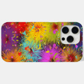 Coques Case-Mate iPhone Plat et Confetti flou coloré (Verso (horizontal))