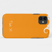 Coques Case-Mate iPhone Plat Orange Professionnel Élégant Moderne (Dos (Horizontal))
