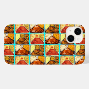 Coque Pour iPhone 14 Plateaux-repas télé rétro