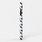 Coques Case-Mate iPhone Plein de petites balles de football (Dos/Droite)