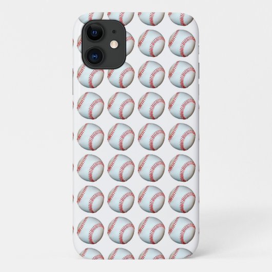 Coques Case-Mate iPhone Plein de petites boules de baseball (Dos)