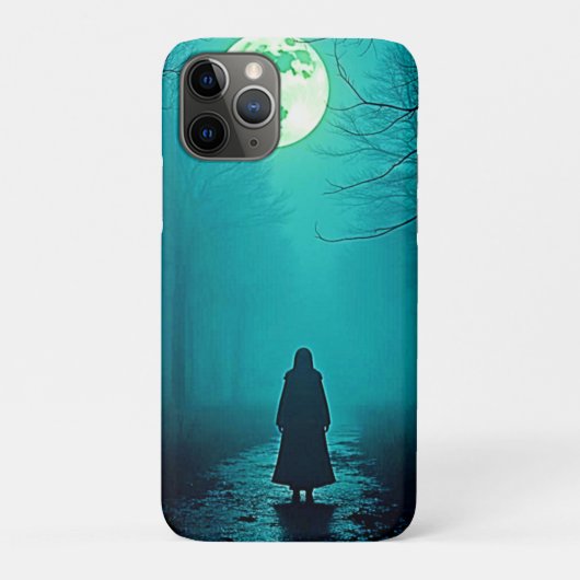 Coques Case-Mate iPhone Pleine lune éffrayante Conception nocturne (Dos)