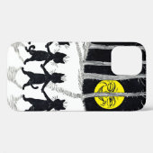 Coques Case-Mate iPhone Pleine lune et chats, Louis Wain (Verso (horizontal))