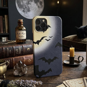 Case-Mate iPhone Case Pleine lune Halloween avec chauves-souris