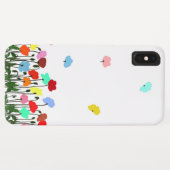 Coques Case-Mate iPhone Pleins pavots de couleur (Dos (Horizontal))