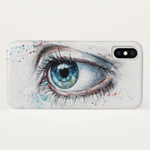 Case-Mate iPhone Case Pleurer l'oeil bleu (tristesse, sympathie et dépre
