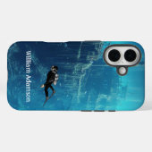Coques Case-Mate iPhone Plongée sous-marine sur bateau coulé personnalisez (Verso (horizontal))