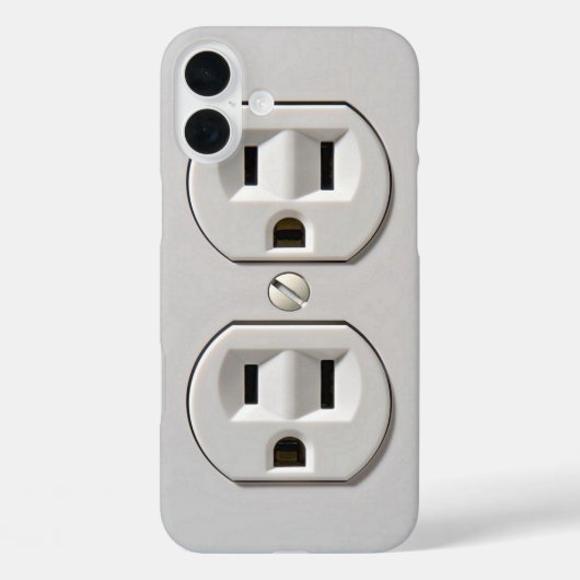 Coques Case-Mate iPhone Plug-in de prise électrique (Verso)