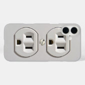 Coques Case-Mate iPhone Plug-in de prise électrique (Verso (horizontal))