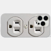 Coques Case-Mate iPhone Plug-in de prise électrique (Verso (horizontal))