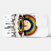 Coques Case-Mate iPhone Pluie arc-en-ciel (Verso (horizontal))