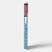 Coques Case-Mate iPhone Pluie Bleue Monogram Barrel Racer (Verso / Droite)