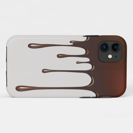 Coques Case-Mate iPhone Pluie de chocolat (Dos (Horizontal))