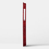 Coques Case-Mate iPhone Pluie sur cuir rouge (Verso / Gauche)