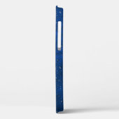 Coques Case-Mate iPhone Pluie sur le cuir bleu (Verso / Gauche)