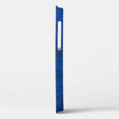 Coques Case-Mate iPhone Pluie sur le cuir bleu (Verso / Gauche)