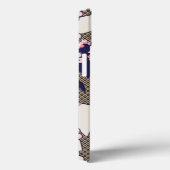 Coques Case-Mate iPhone Plum fleur traditionnel japonais textile (Verso / Droite)
