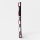 Coques Case-Mate iPhone Plum Geometric Deco Cube Pattern (Dos/Gauche)
