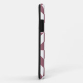 Coques Case-Mate iPhone Plum Geometric Deco Cube Pattern (Dos/Droite)