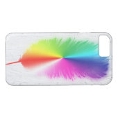 Coques Case-Mate iPhone Plume arc-en-ciel (Dos (Horizontal))