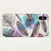 Coques Case-Mate iPhone Plume de paon (Dos (Horizontal))