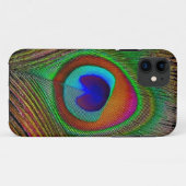 Coques Case-Mate iPhone Plume de paon cuivré vibrant (Dos (Horizontal))