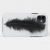 Coques Case-Mate iPhone Plume noire (Dos (Horizontal))