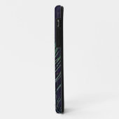 Coques Case-Mate iPhone Plume pourpre impressionnante de paon (Dos/Gauche)