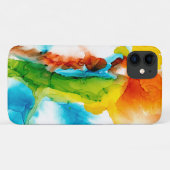 Coques Case-Mate iPhone Plume primaire - aquarelles (Dos (Horizontal))