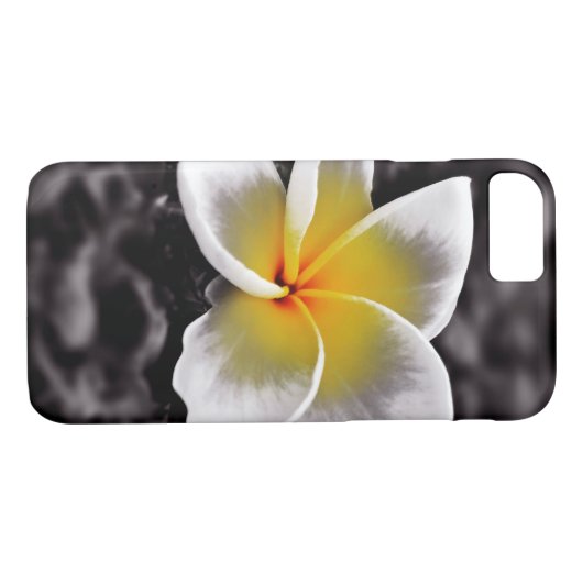 Coques Case-Mate iPhone Plumeria Frangipani Hawaii (Dos (Horizontal))