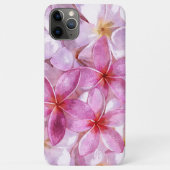 Coques Case-Mate iPhone Plumeria hawaïenne Fleur Aquarelle Peinture (Dos)