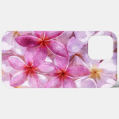 Coques Case-Mate iPhone Plumeria hawaïenne Fleur Aquarelle Peinture (Verso (horizontal))