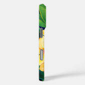 Coques Case-Mate iPhone Plumeria paradisiaque tropicale Illustration hawaï (Verso / Droite)