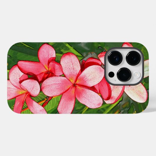 Coques Case-Mate iPhone Plumerias (Verso (horizontal))