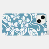 COQUES Case-Mate iPhone PLUMÉRIE DE L'ÎLE (BLEU D'ESCLAT) (Verso (horizontal))