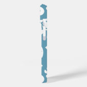 COQUES Case-Mate iPhone PLUMÉRIE DE L'ÎLE (BLEU D'ESCLAT) (Verso / Gauche)