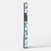 COQUES Case-Mate iPhone PLUMÉRIE DE L'ÎLE (BLEU D'ESCLAT) (Verso / Droite)